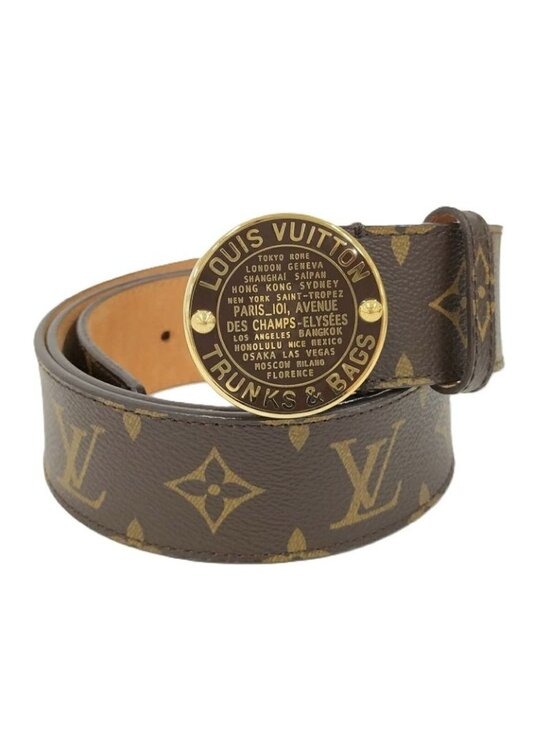 Louis Vuitton Belt Santure T & b Monogram 36 90 M6975 main image 5